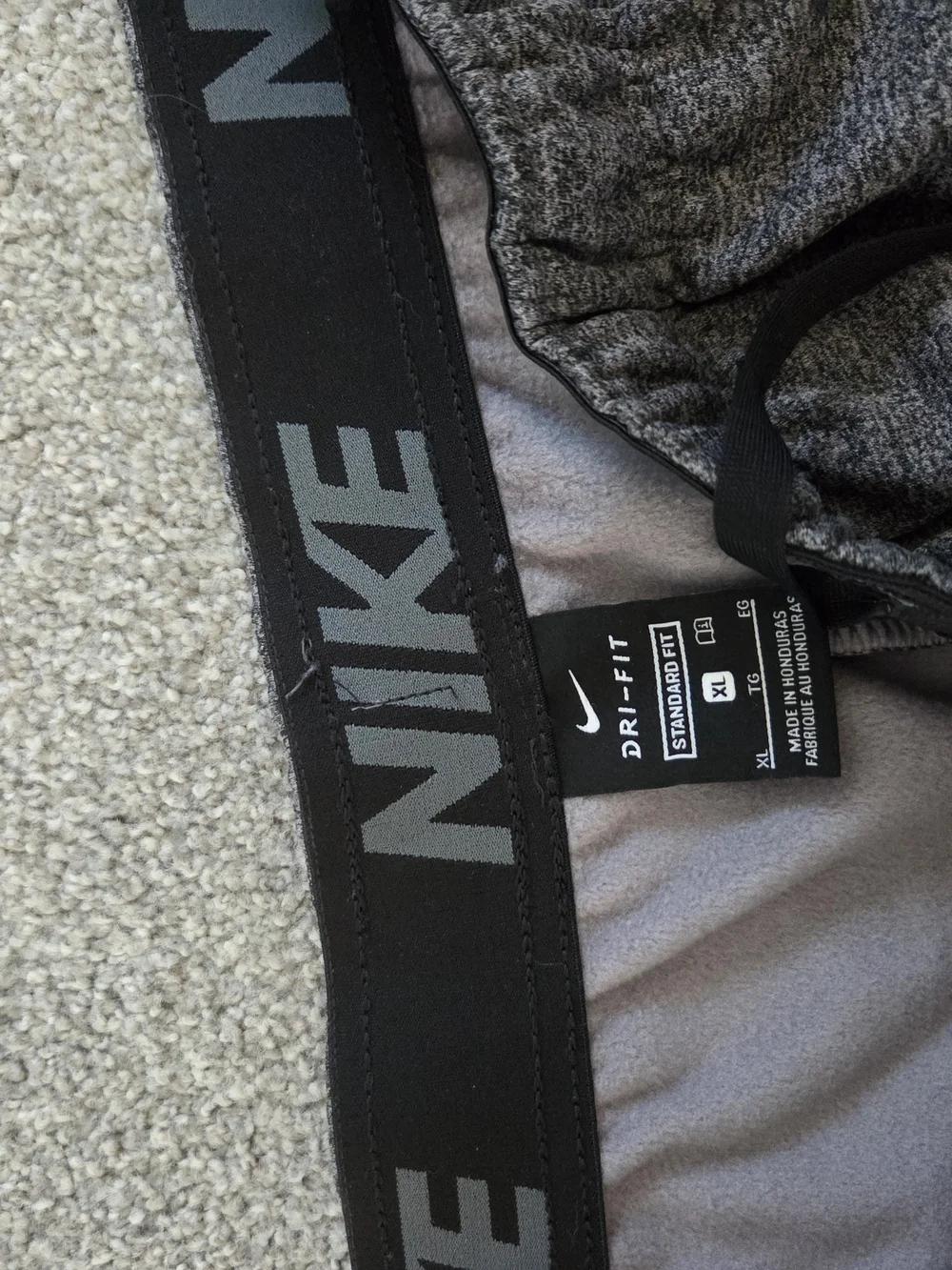 Nike Gray Heather Mens Sweatpants